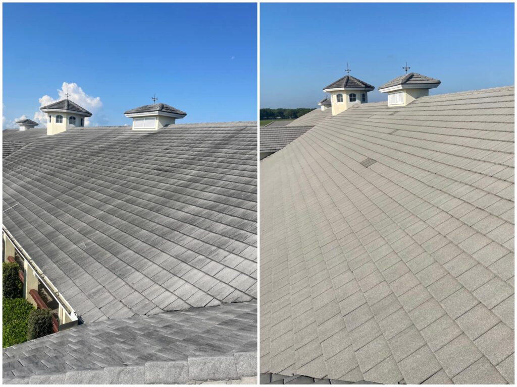 Cleaning Asphalt Roof Shingles​
